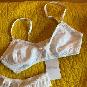 Kitteny Bra and Panty